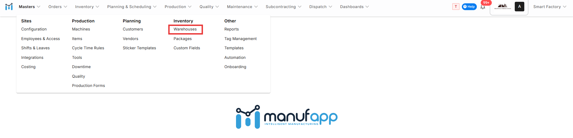 How to Create Racks in ManufApp
